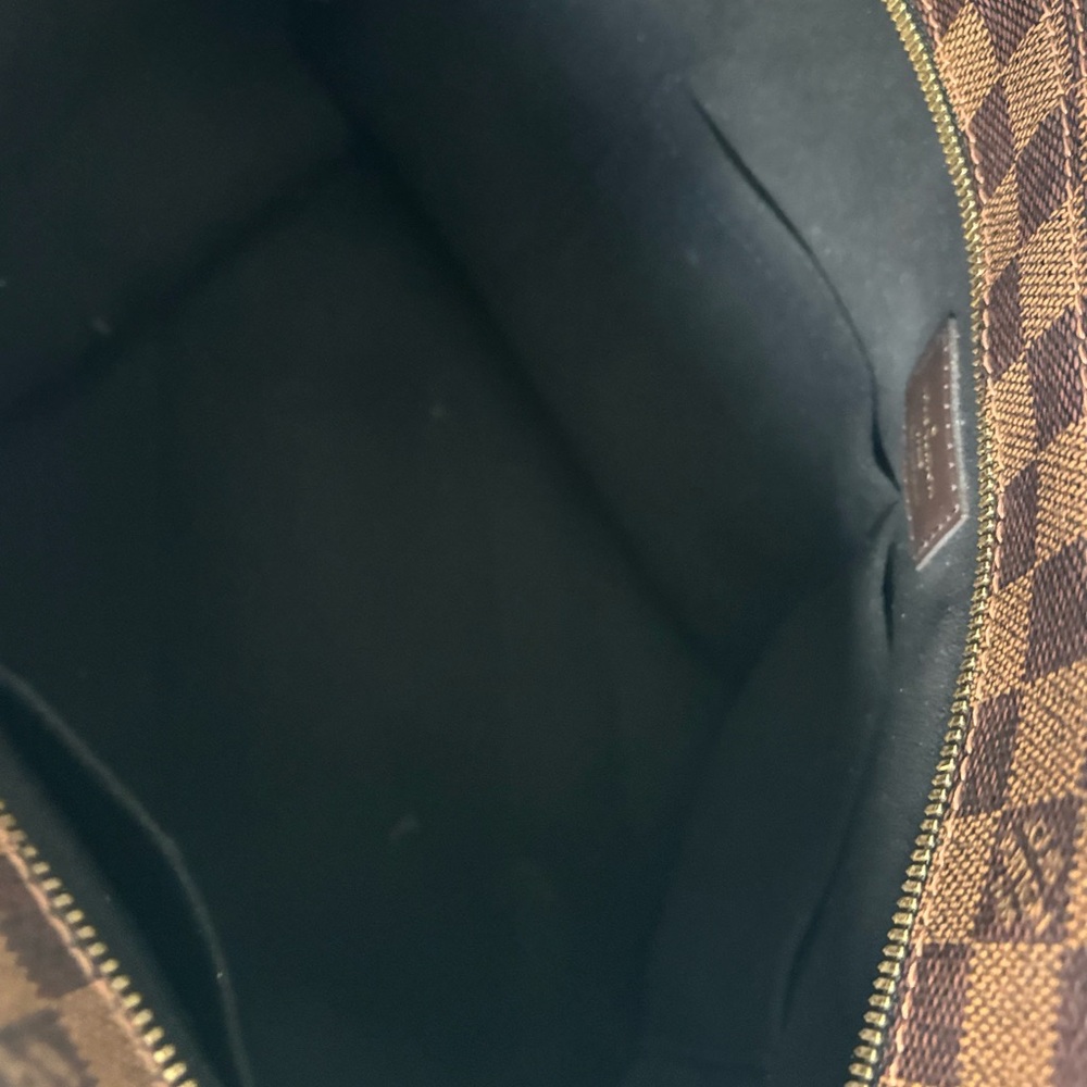 Louis Vuitton Damier Ebene Tote in Brown and Black - Picture 3 of 7